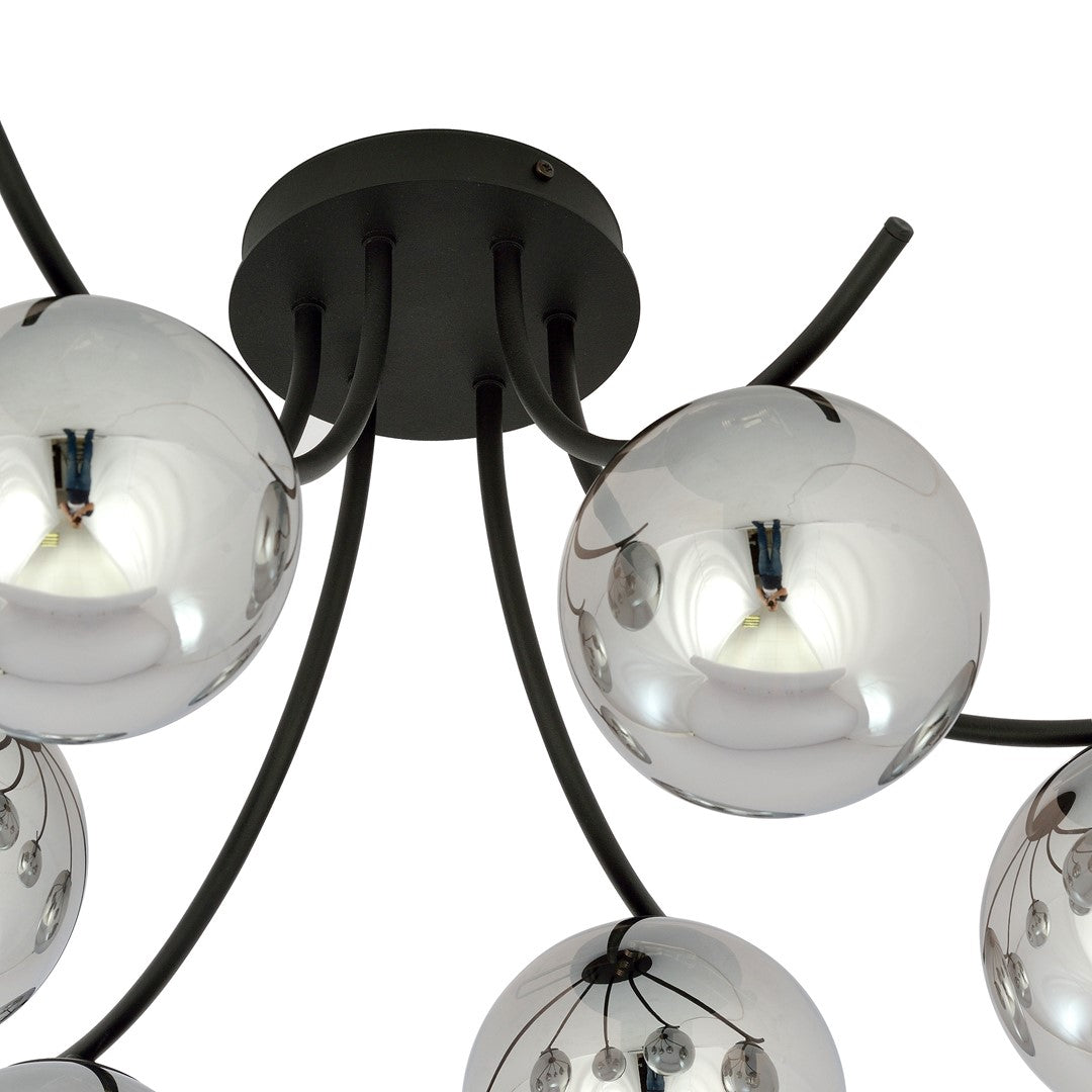 Loftlampe BOSTON 6 - Sort / Grafit - Nordic Unique