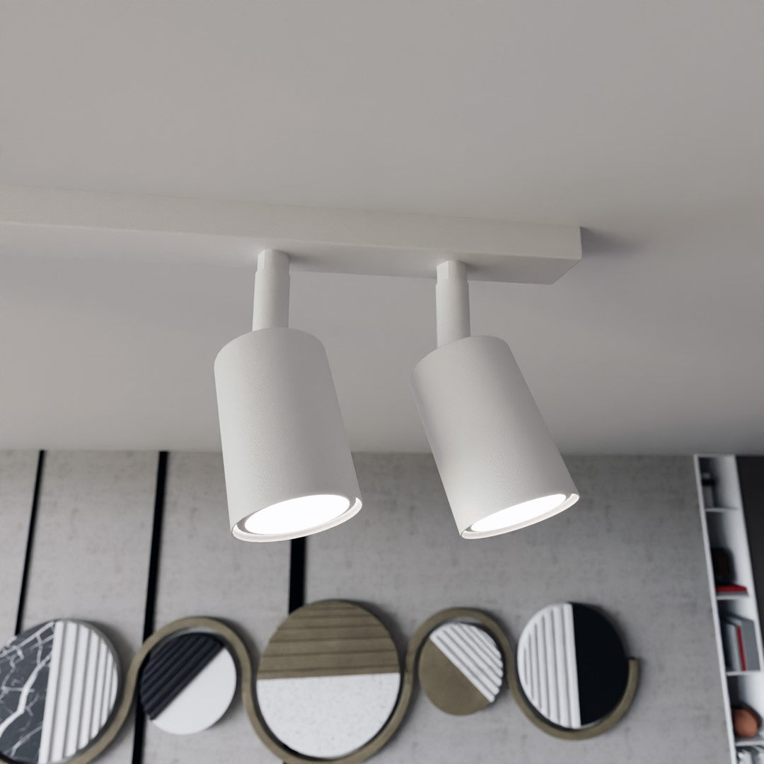 Loftlampe FLASH 6 - Hvid - Nordic Unique
