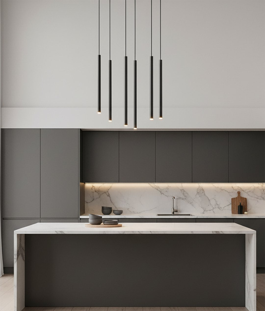 Loftlampe SELTER 6 - Sort - Nordic Unique