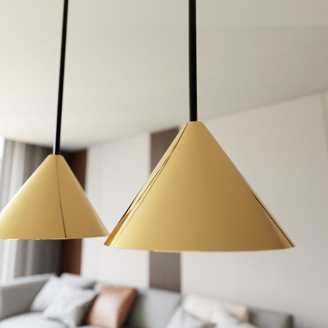 Loftlampe ELIT 6 - Sort / Guld - Nordic Unique