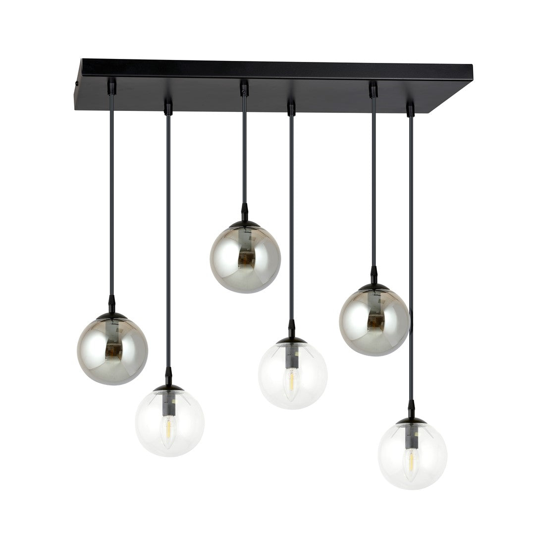 Loftlampe COSMO 6 - Sort / Grafit - Nordic Unique