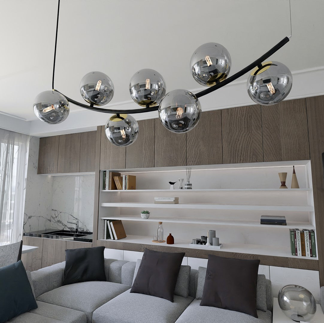 Loftlampe RITZ 7 - Sort / Grafit - Nordic Unique