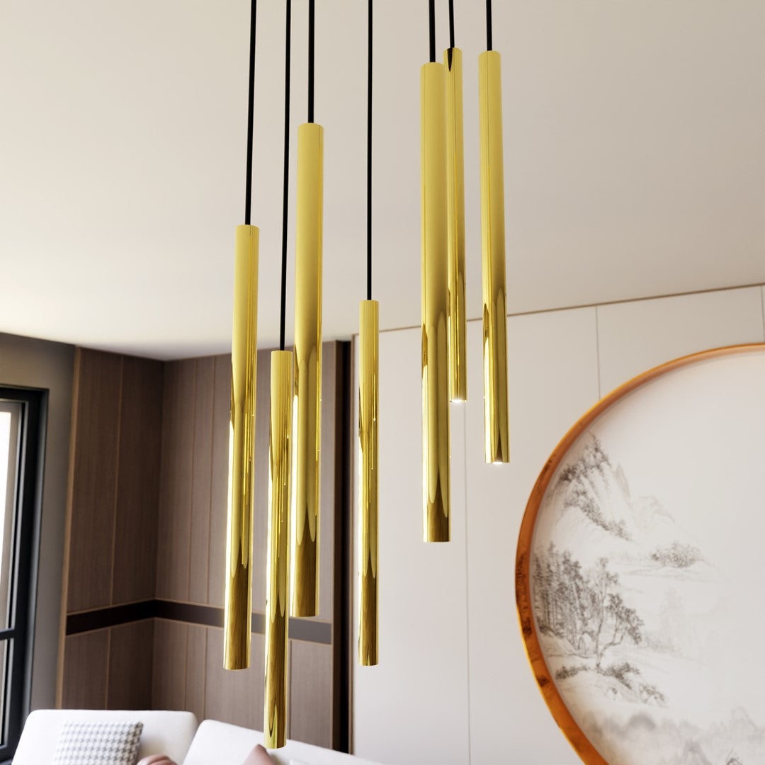 Loftlampe SELTER 7 Premium - Guld / Sort - Nordic Unique