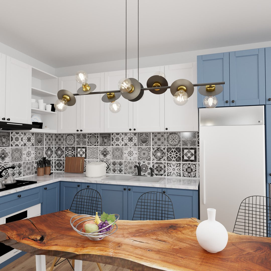 Loftlampe TOKEN 8 - Sort / Guld - Nordic Unique