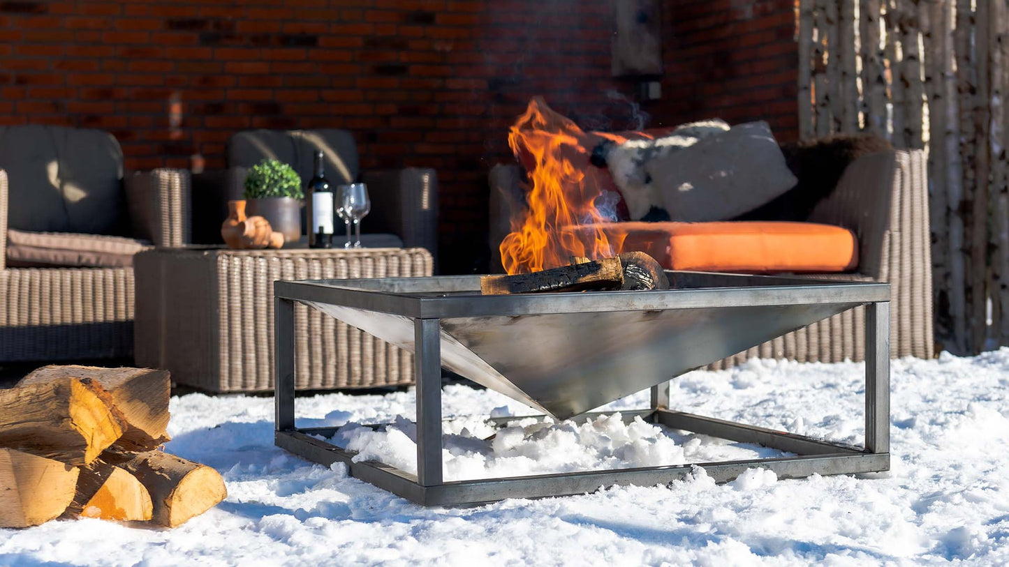 Tervo Bålfad - Sort / Industrielt Look - Nordic Unique