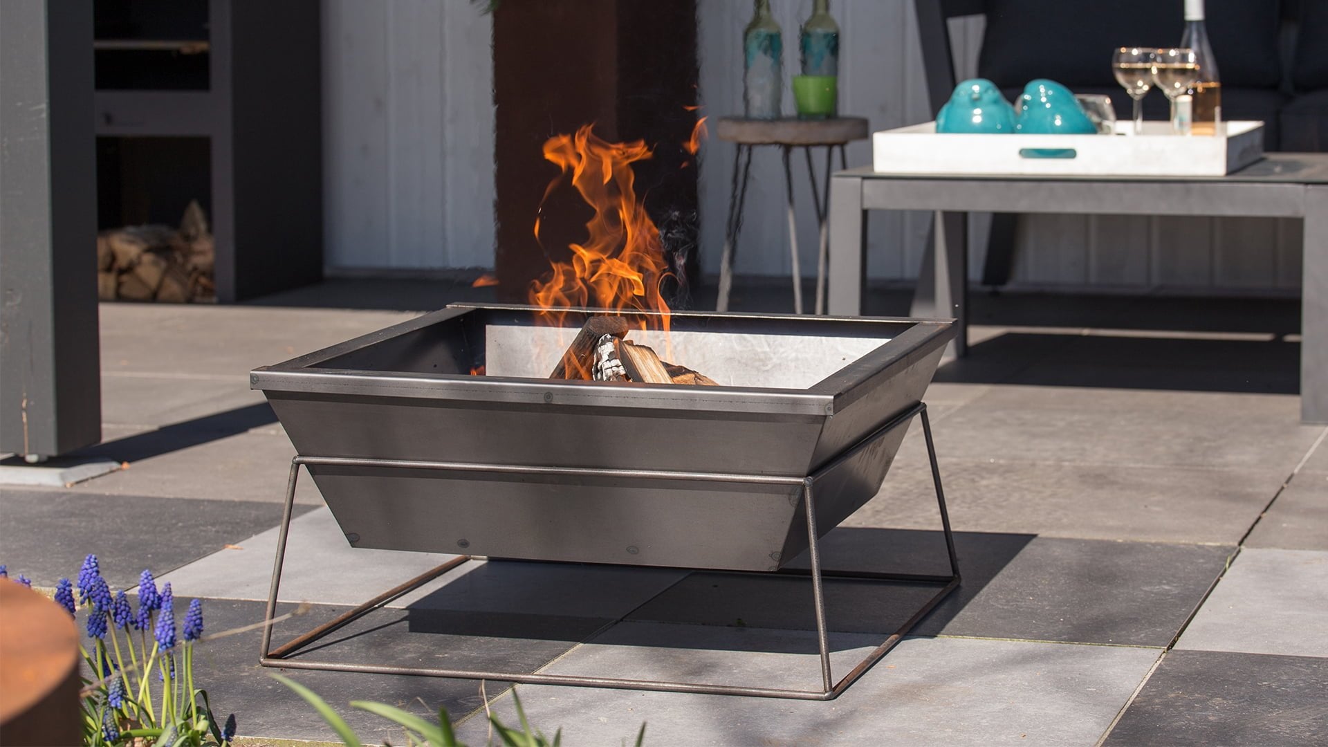 Reso Bålfad – Sort / Industrielt Look - Nordic Unique