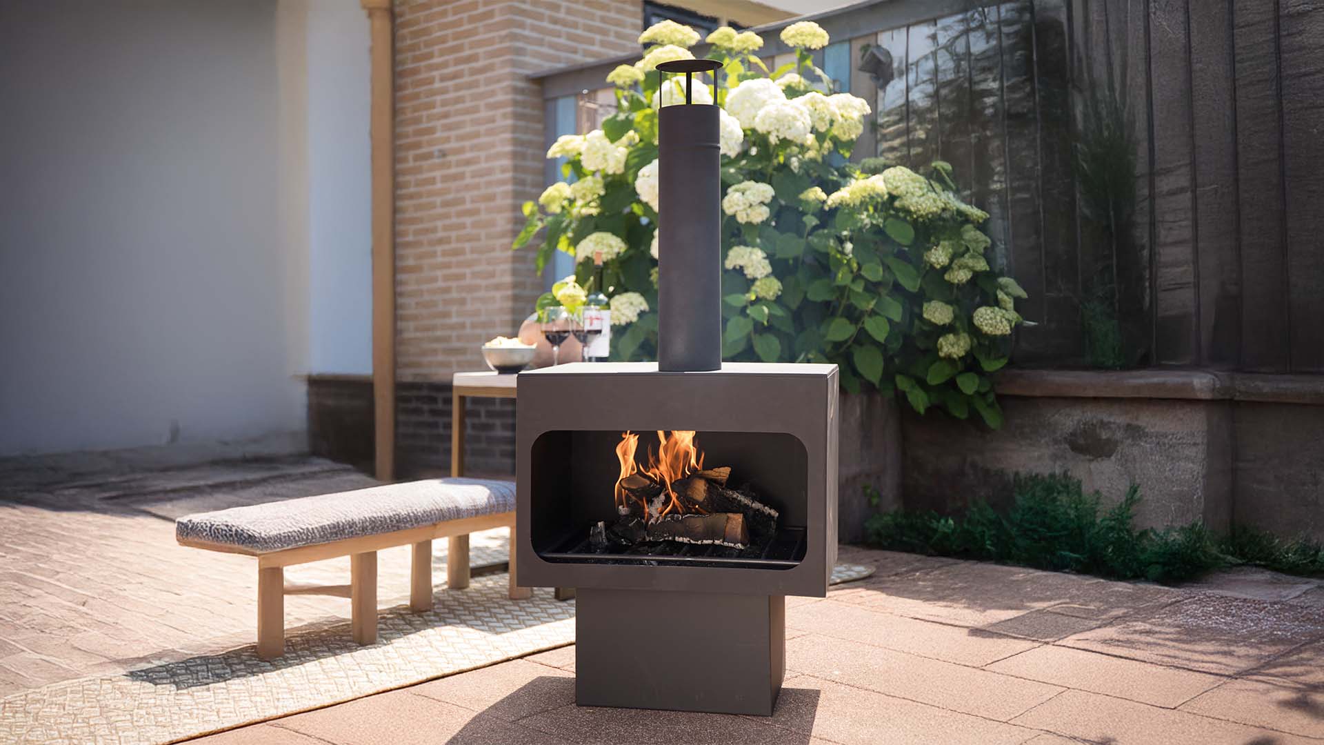 Jersey Bålfad/Pejs XL – Sort - Nordic Unique