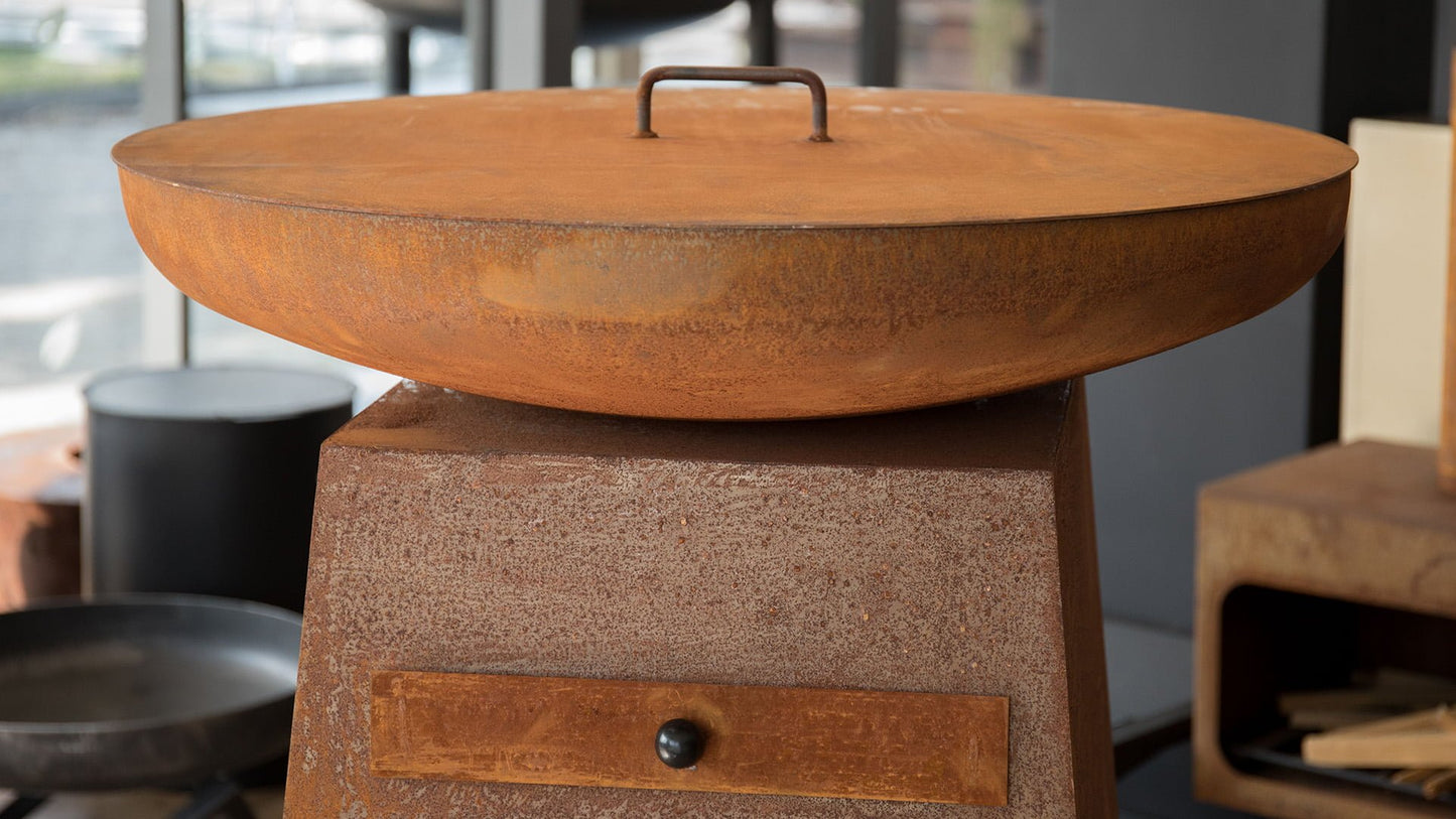 Låg til Orion Classic Bålfad 82 cm - Rust - Nordic Unique