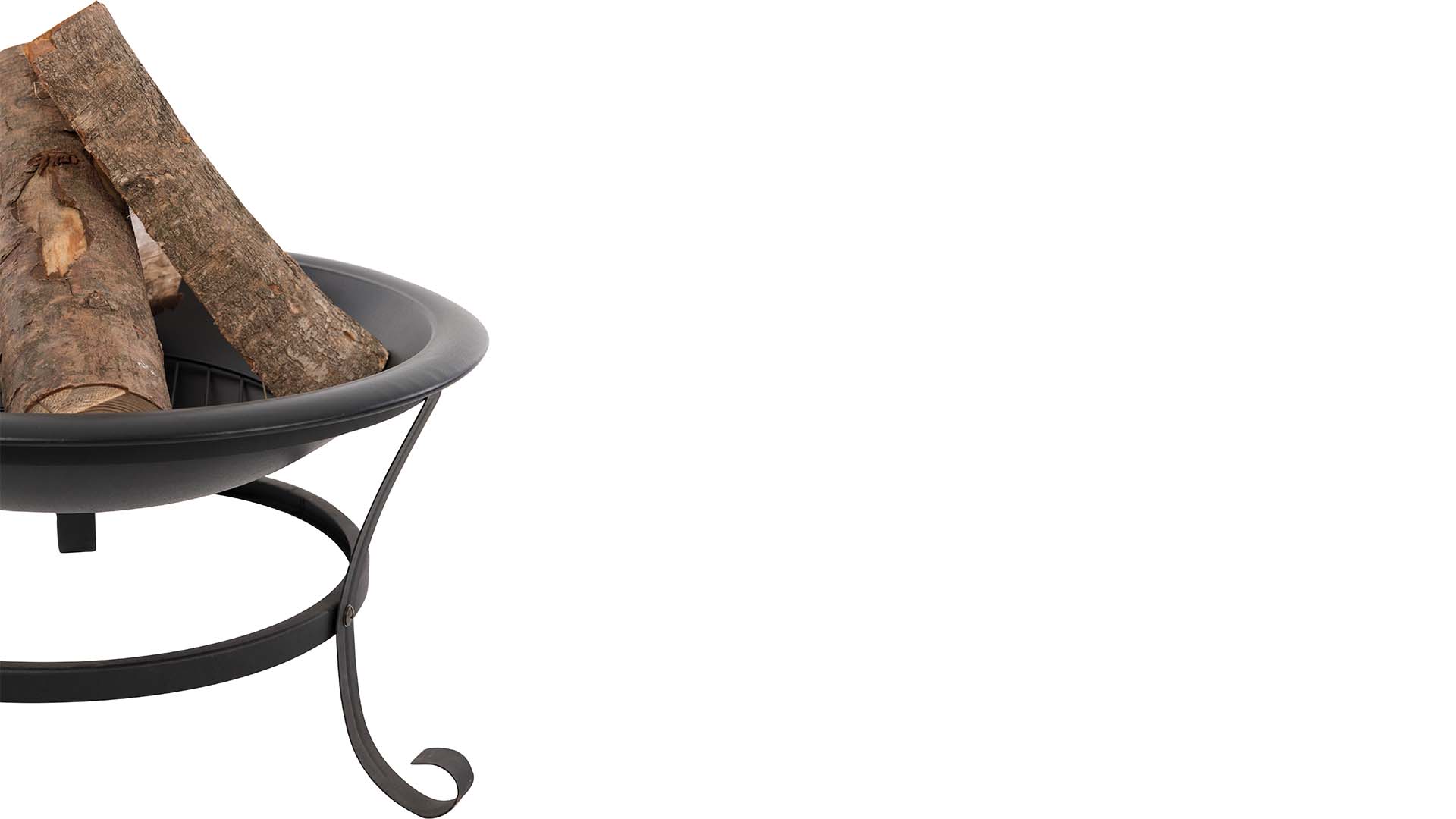 Atlanta Bålfad Sort – 51 cm - Nordic Unique