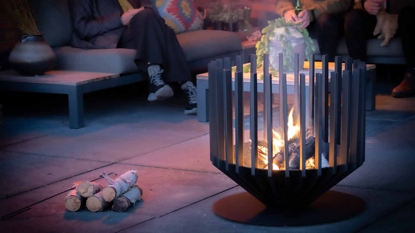 Irving Bålfad/Ildkurv L – Sort - Nordic Unique