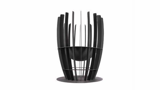 Baylor Bålfad/Ildkurv – Sort - Nordic Unique