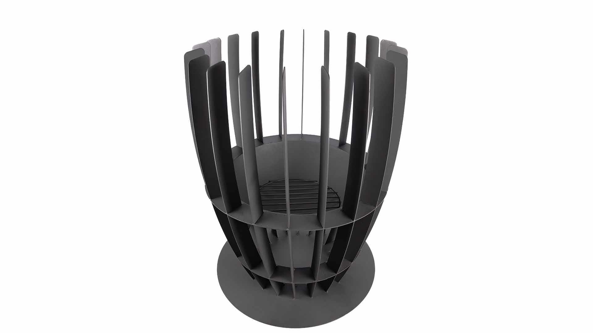 Baylor Bålfad/Ildkurv – Sort - Nordic Unique