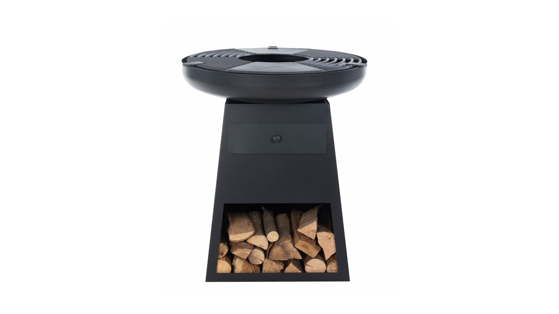 Havana BBQ Bålfad med Plancha Grill – Sort - Nordic Unique