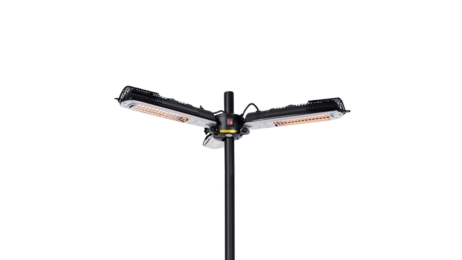 Bright Parasol Terrassevarmer – Sort (2000W) - Nordic Unique