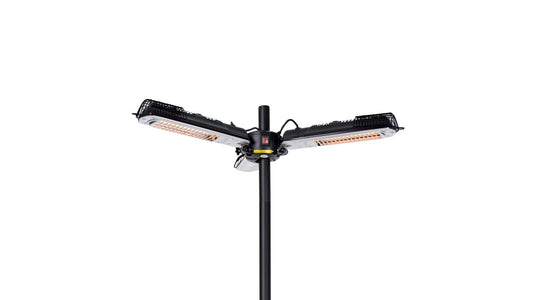 Bright Parasol Terrassevarmer – Sort (2000W)