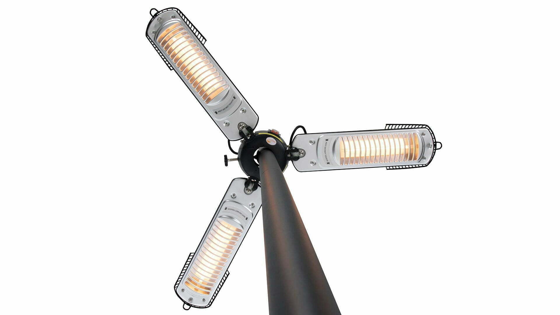 Bright Parasol Terrassevarmer – Sort (2000W) - Nordic Unique