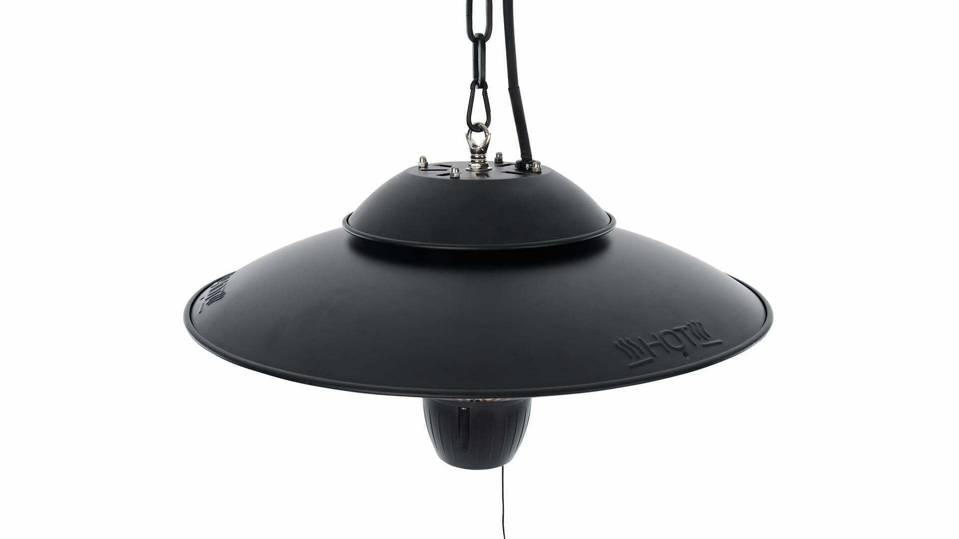 Barcelona Bright Hængende Terrassevarmer – Sort (1500W) - Nordic Unique