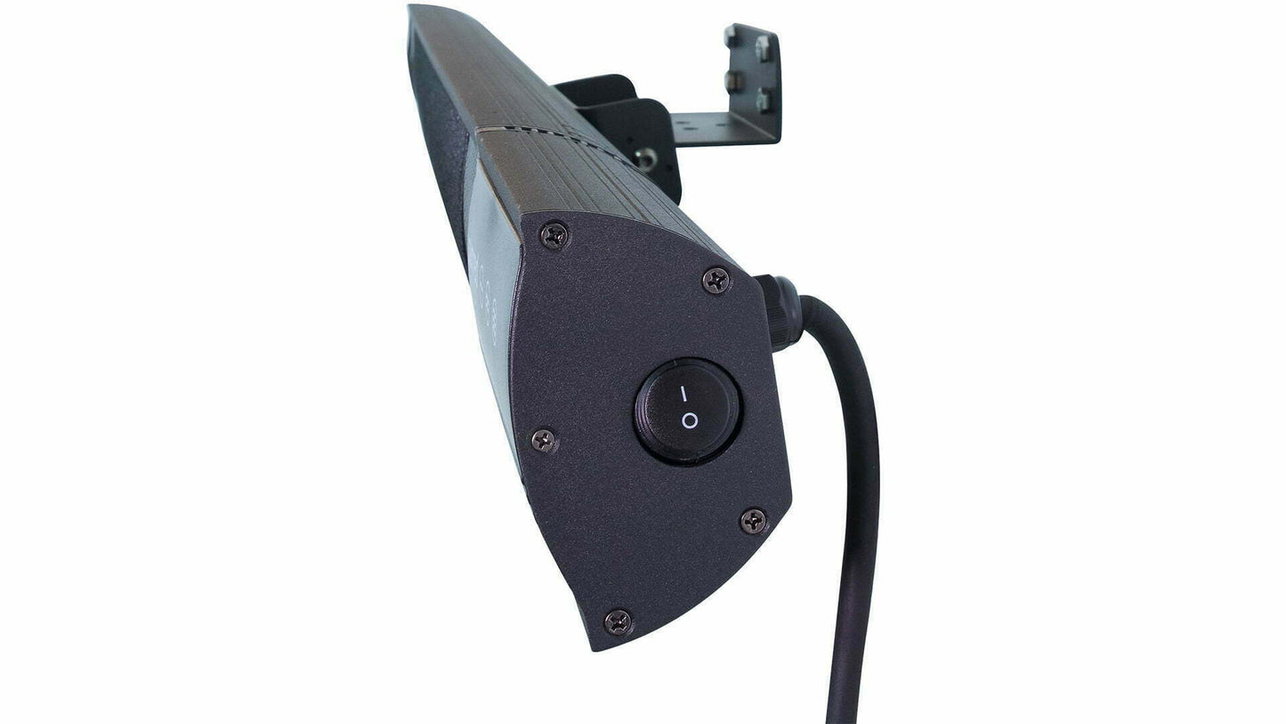 Dark Vægmonteret Terrassevarmer – Sort (2000W) - Nordic Unique