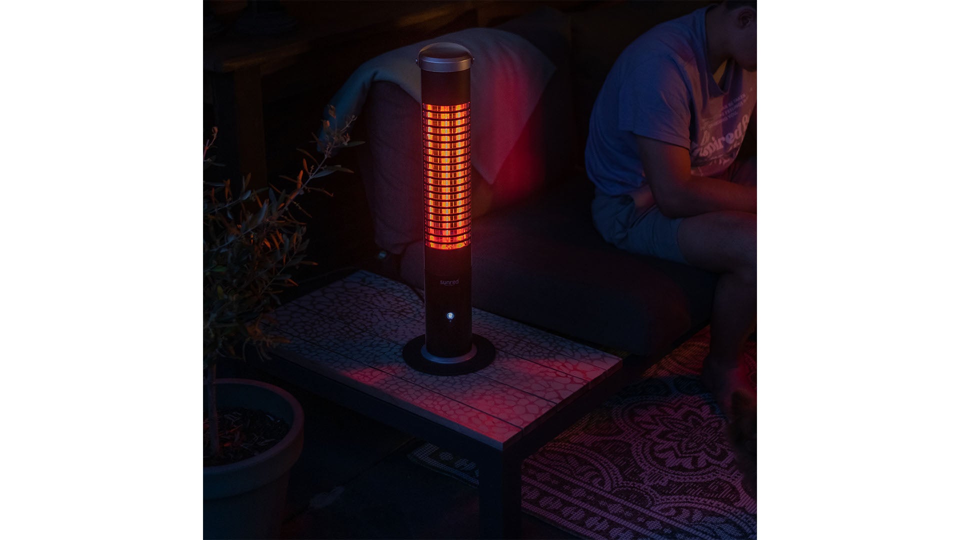 Apollo Ultra SMART Bordmodel Terrassevarmer – Sort (1200W) - Nordic Unique