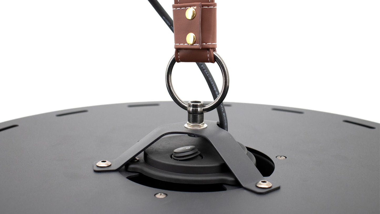 Moderna Artix Ultra SMART Hængende Terrassevarmer – Sort (2000W) - Nordic Unique