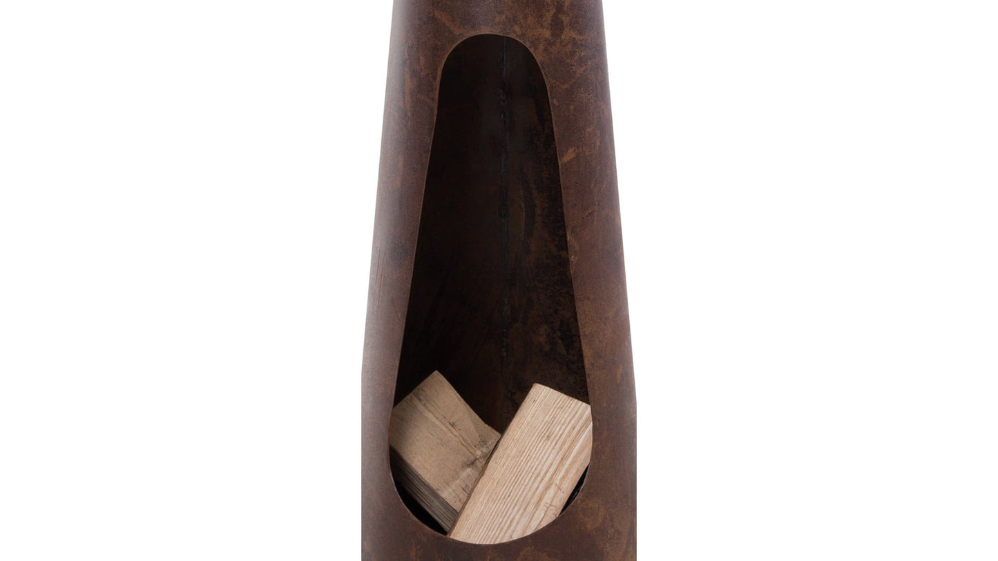 Thor Mini Bålfad – Håndlavet 110 cm Rust - Nordic Unique