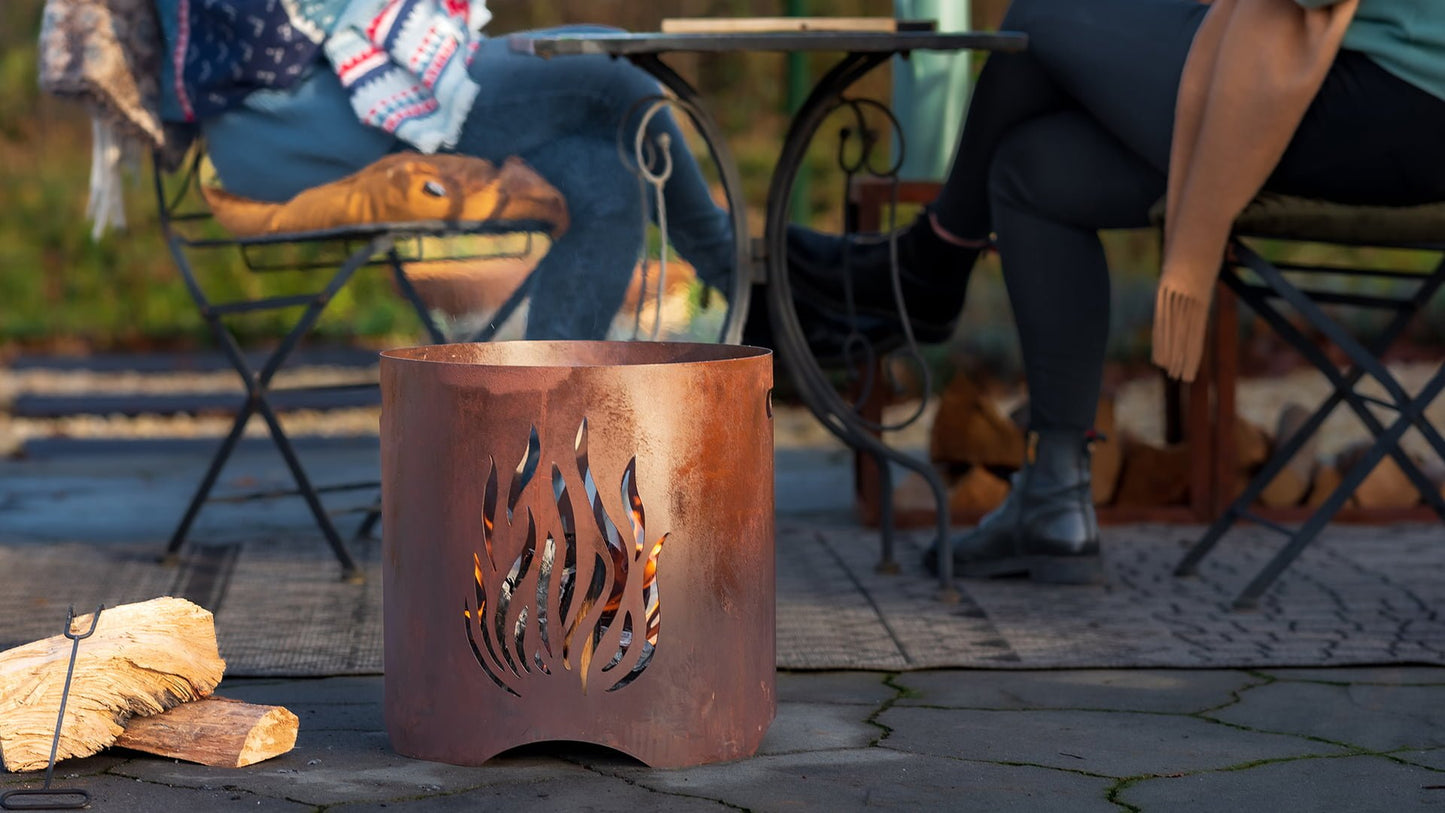 Kiruna Bålfad Håndlavet – Rust - Nordic Unique