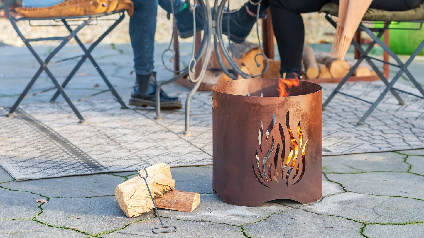 Kiruna Bålfad Håndlavet – Rust - Nordic Unique