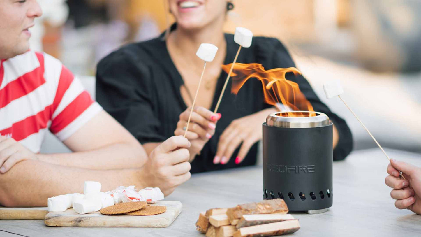 Volcano Bordpejs Bålfad S – Sort - Nordic Unique