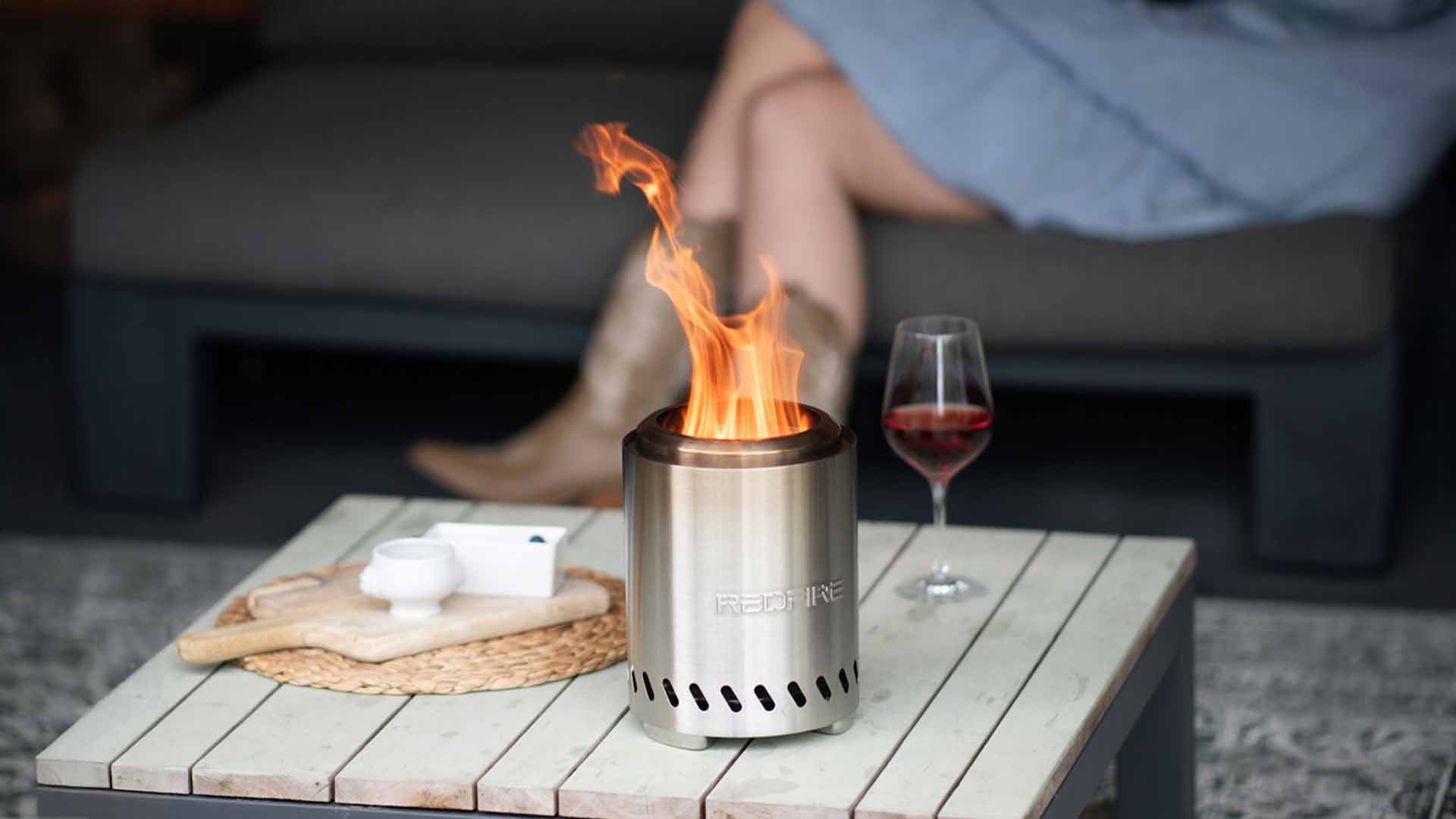 Volcano Bålfad M – Rustfrit Stål - Nordic Unique