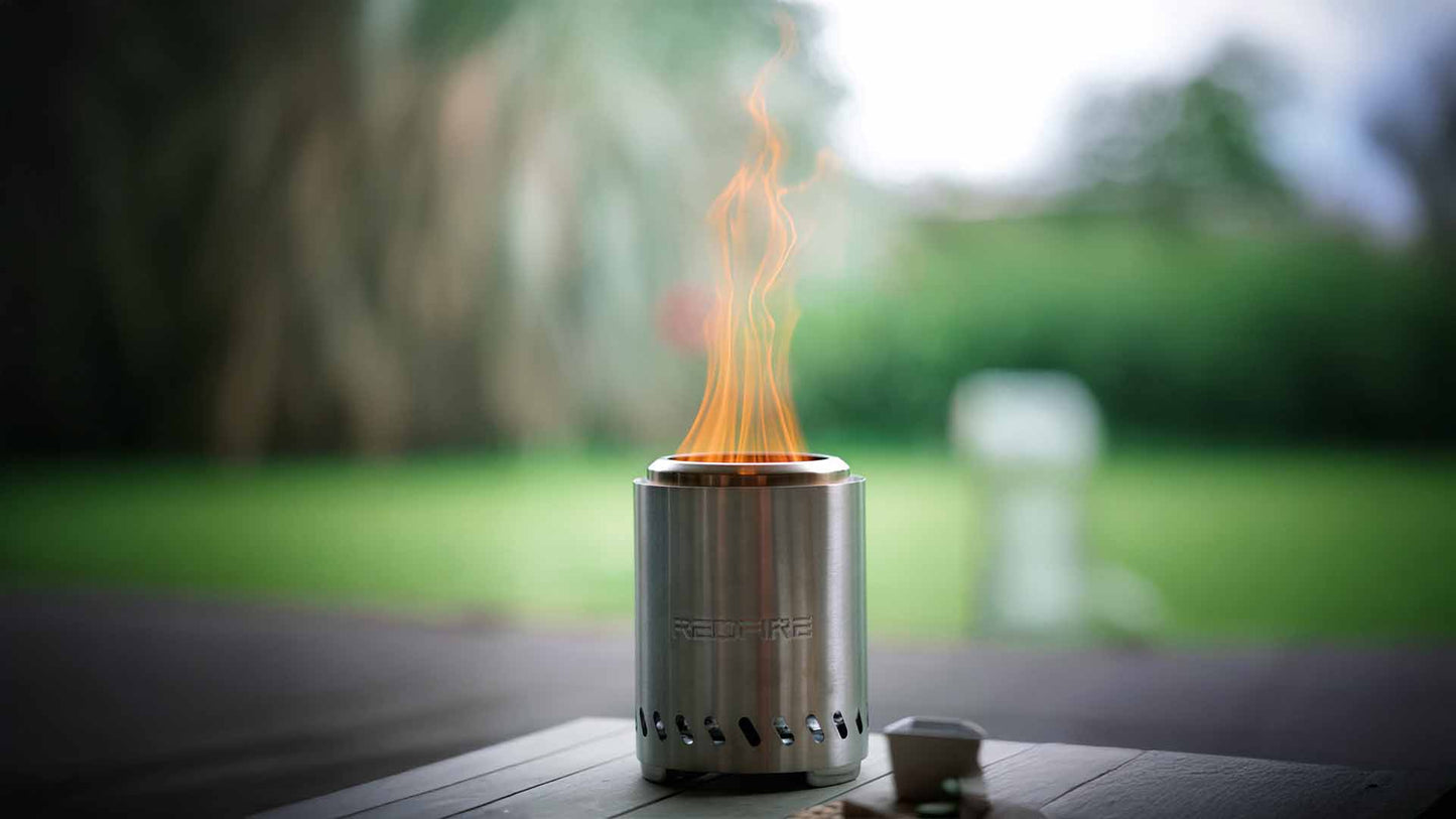 Volcano Bålfad M – Rustfrit Stål - Nordic Unique