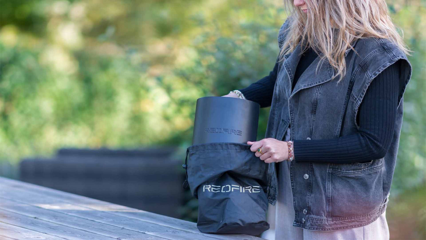 Volcano Bålfad M – Rustfrit Stål - Nordic Unique