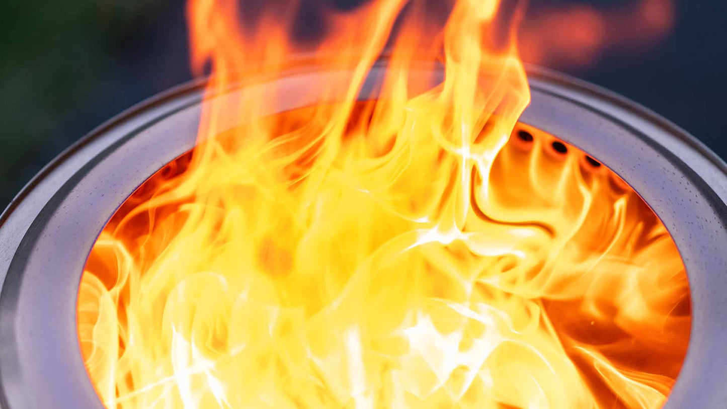 Volcano Bålfad L – Rustfrit Stål - Nordic Unique