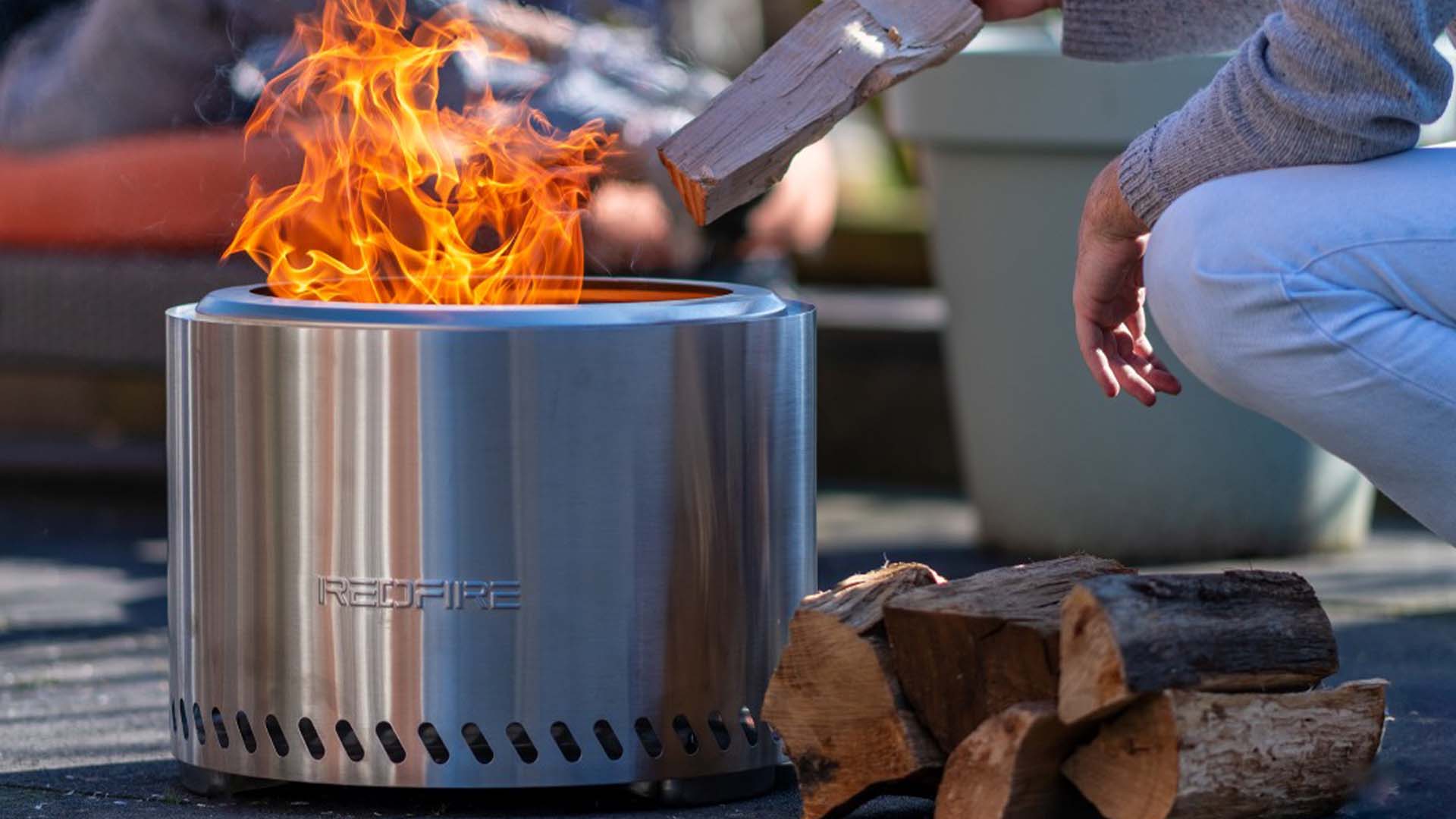 Volcano Bålfad XL – Rustfrit Stål - Nordic Unique