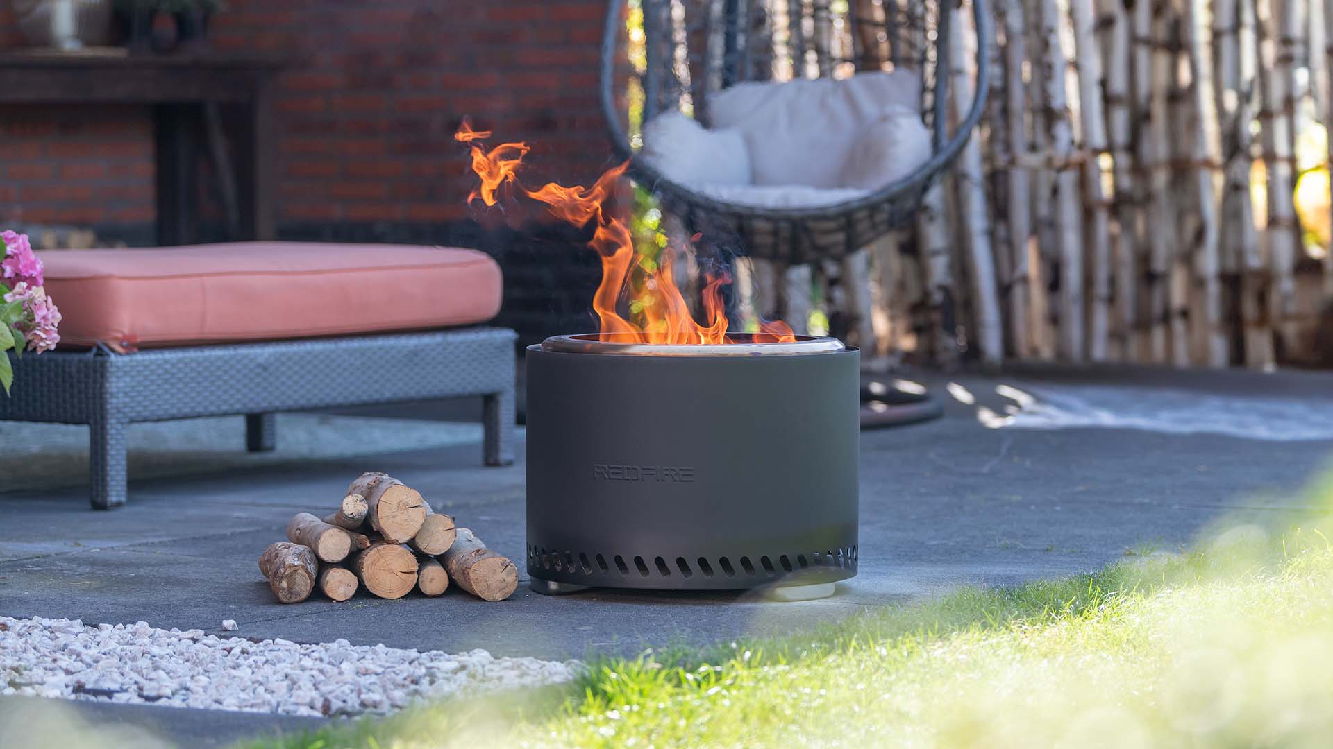 Volcano Bålfad XL – Sort - Nordic Unique