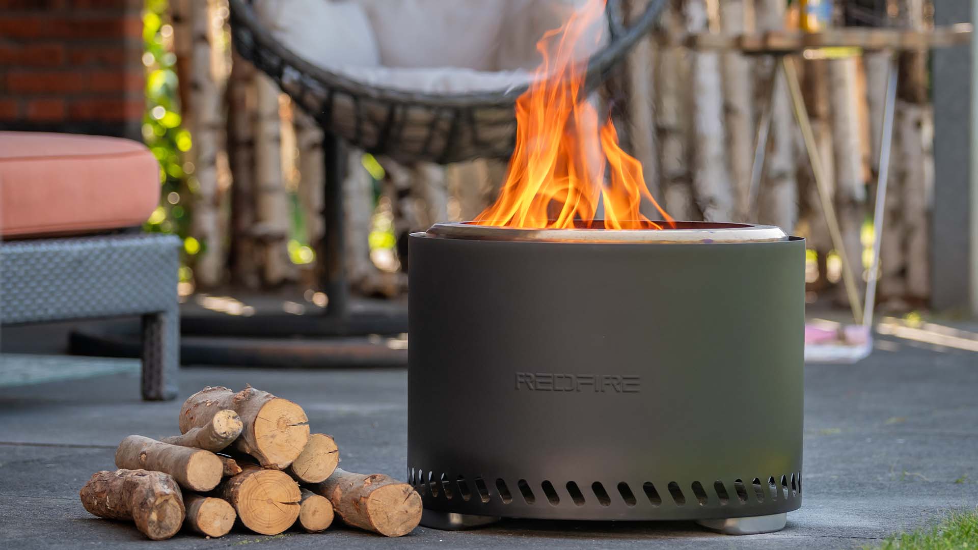 Volcano Bålfad XL – Sort - Nordic Unique