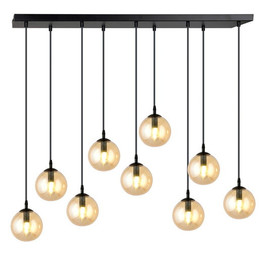 Loftlampe COSMO 9 - Sort / Rav - Nordic Unique