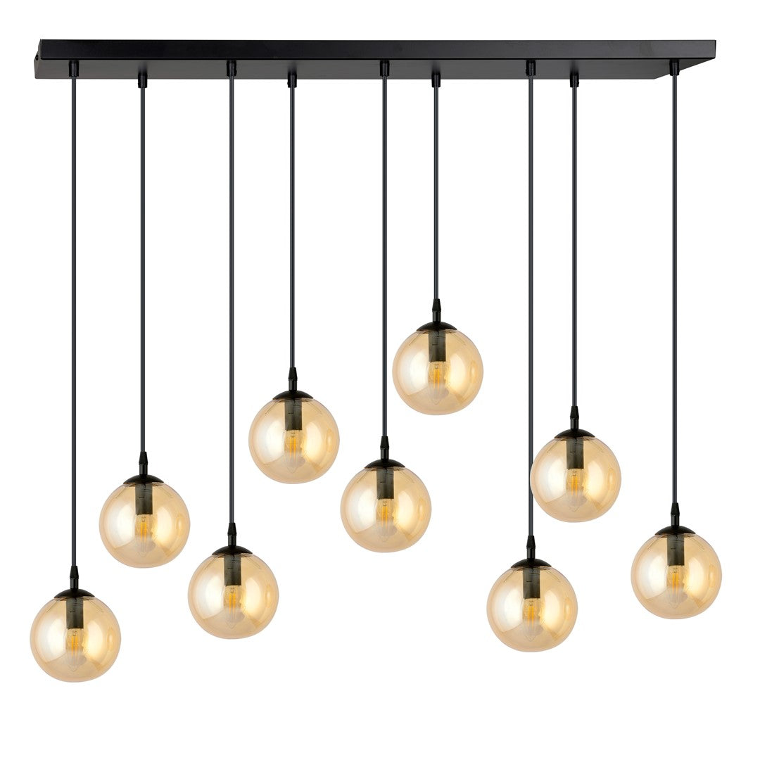 Loftlampe COSMO 9 - Sort / Rav - Nordic Unique