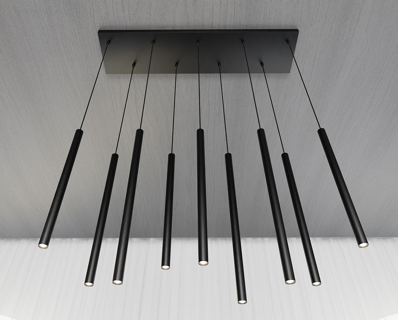 Loftlampe SELTER 9 - Sort - Nordic Unique