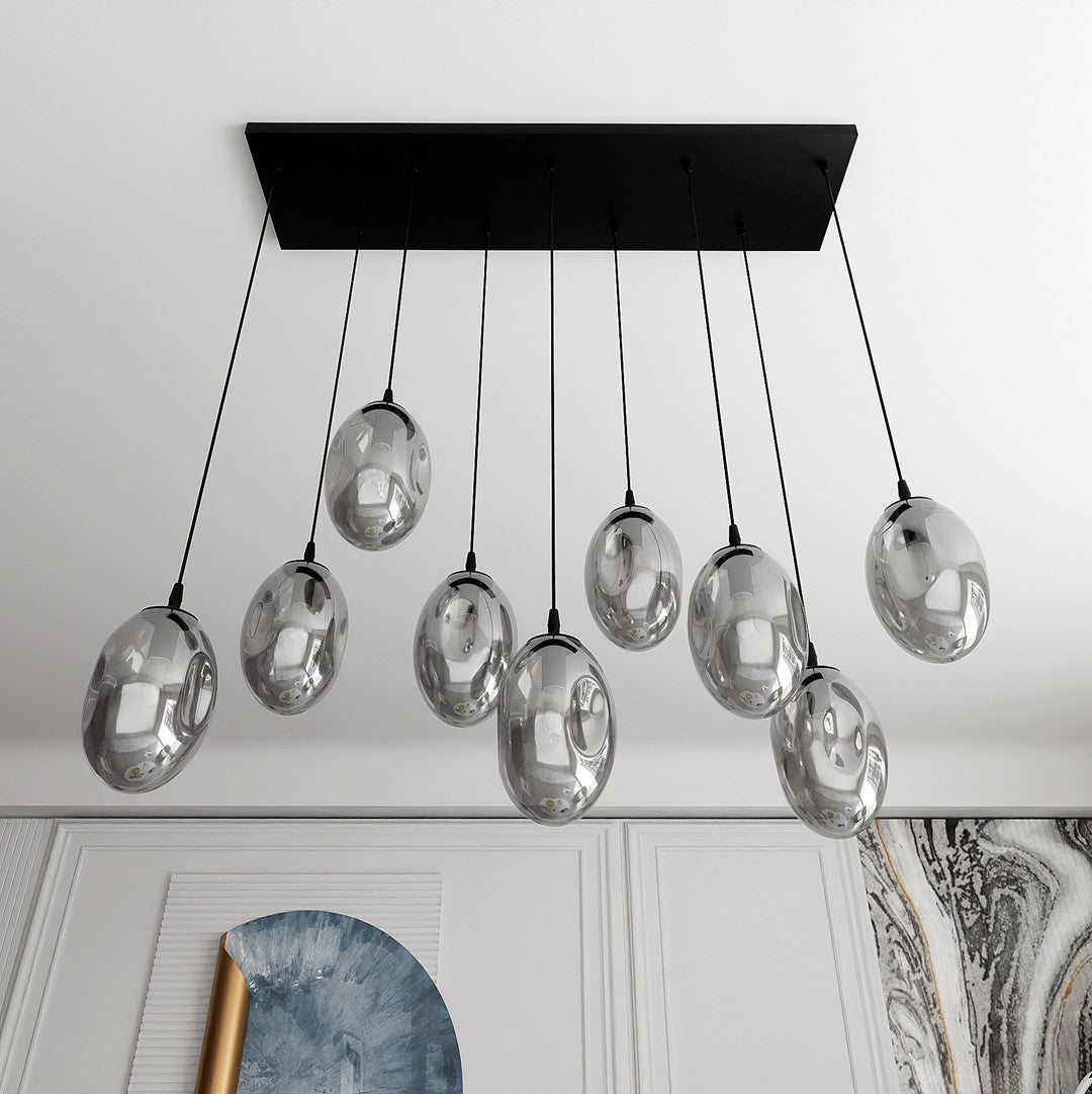 Loftlampe ASTRAL 9 - Sort / Grafit - Nordic Unique