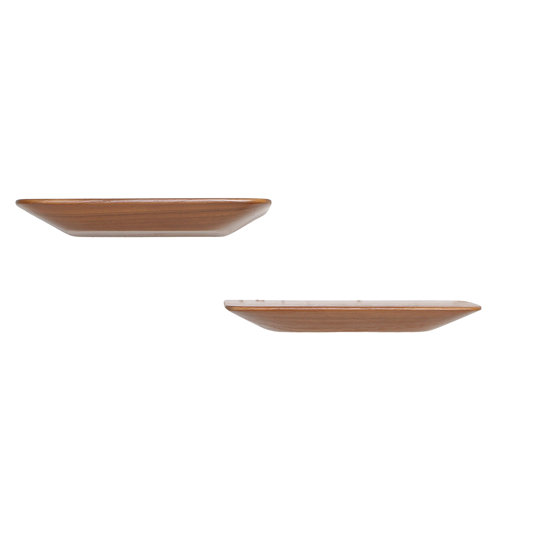 Craftsman væghylde i teaktræ - sæt/2 25 cm
