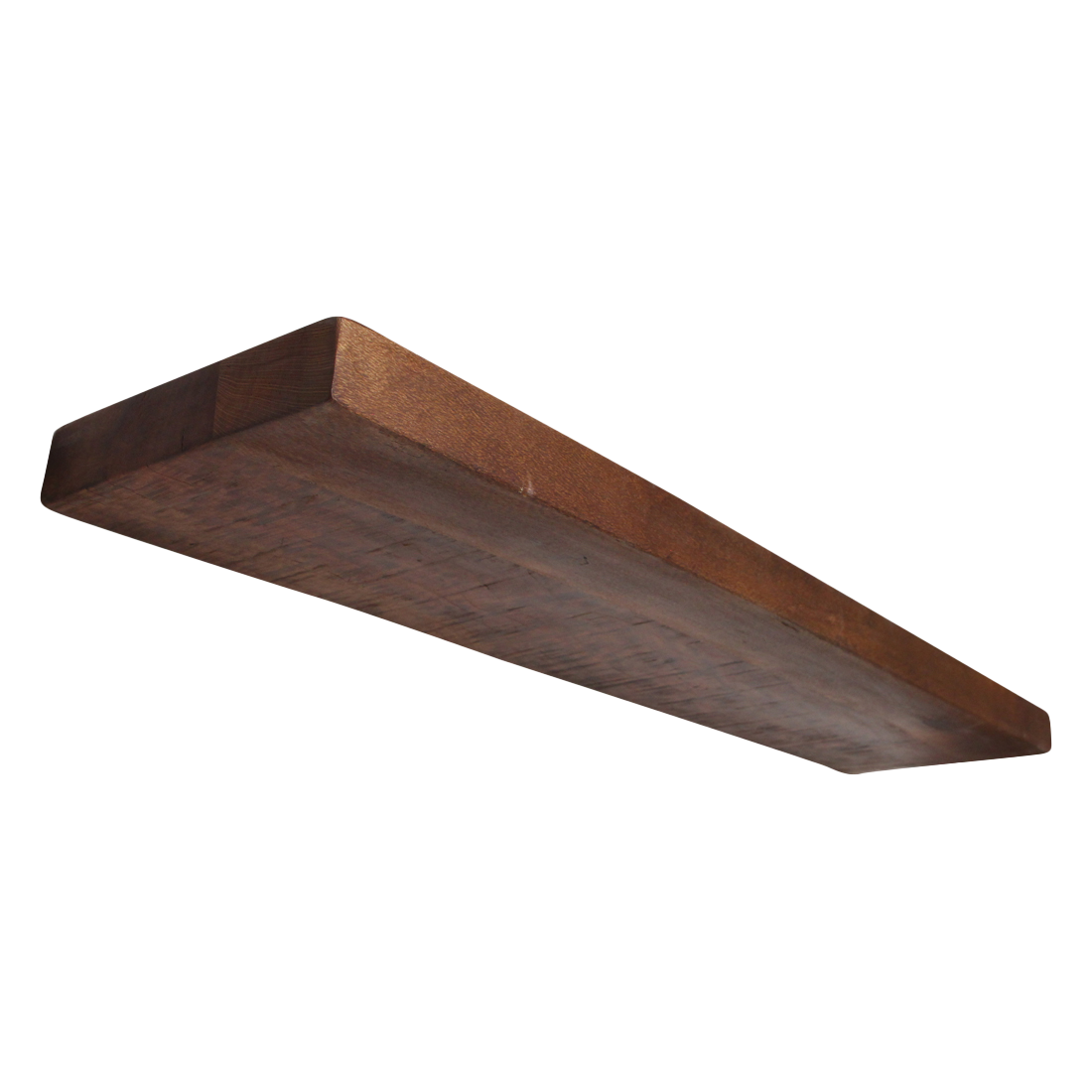 Factory svævende væghylde - FSC-genanvendt træ - 80x18x3,8 cm