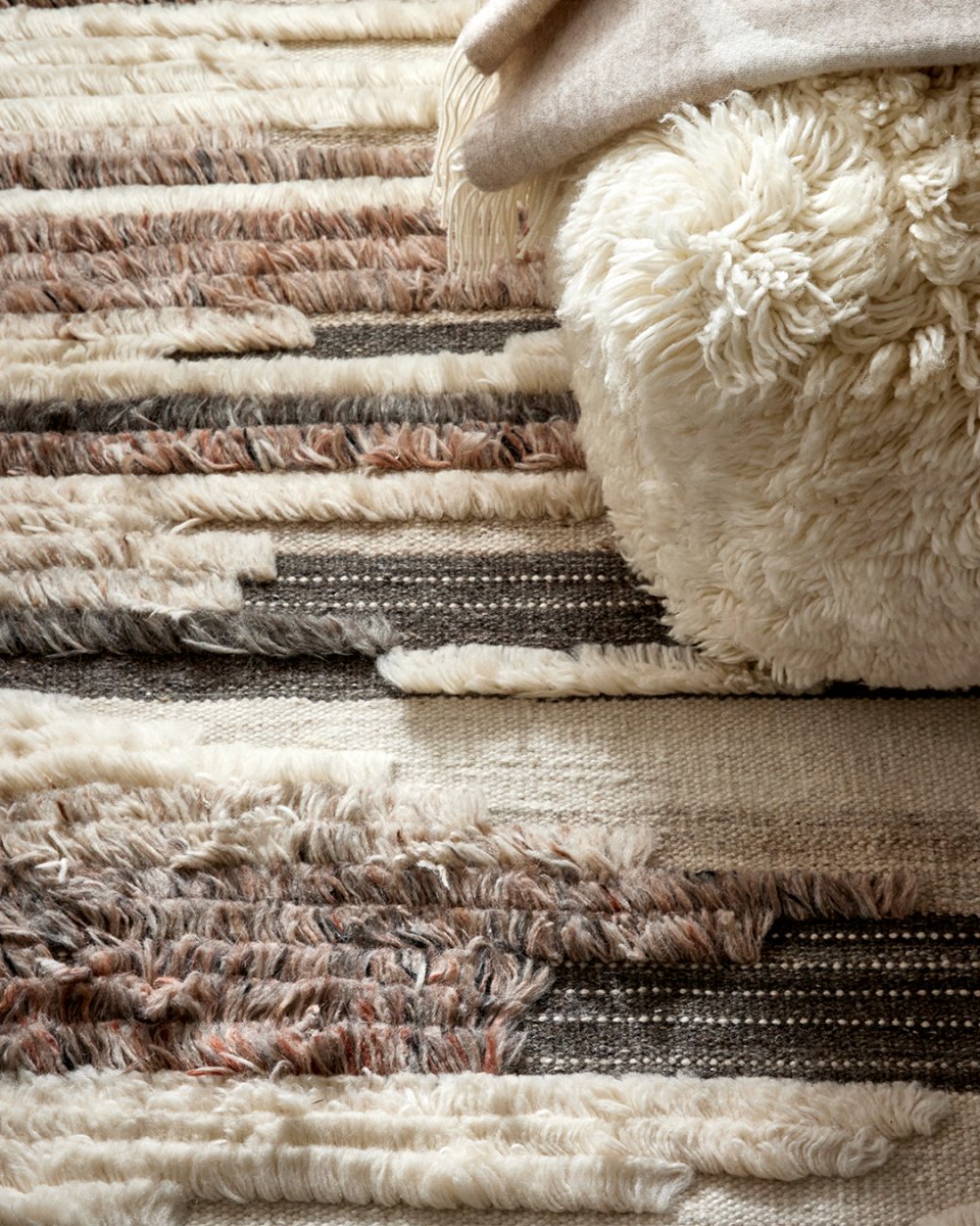 Tæppe Agadir 170x230cm - Naturfarvet - Nordic Unique