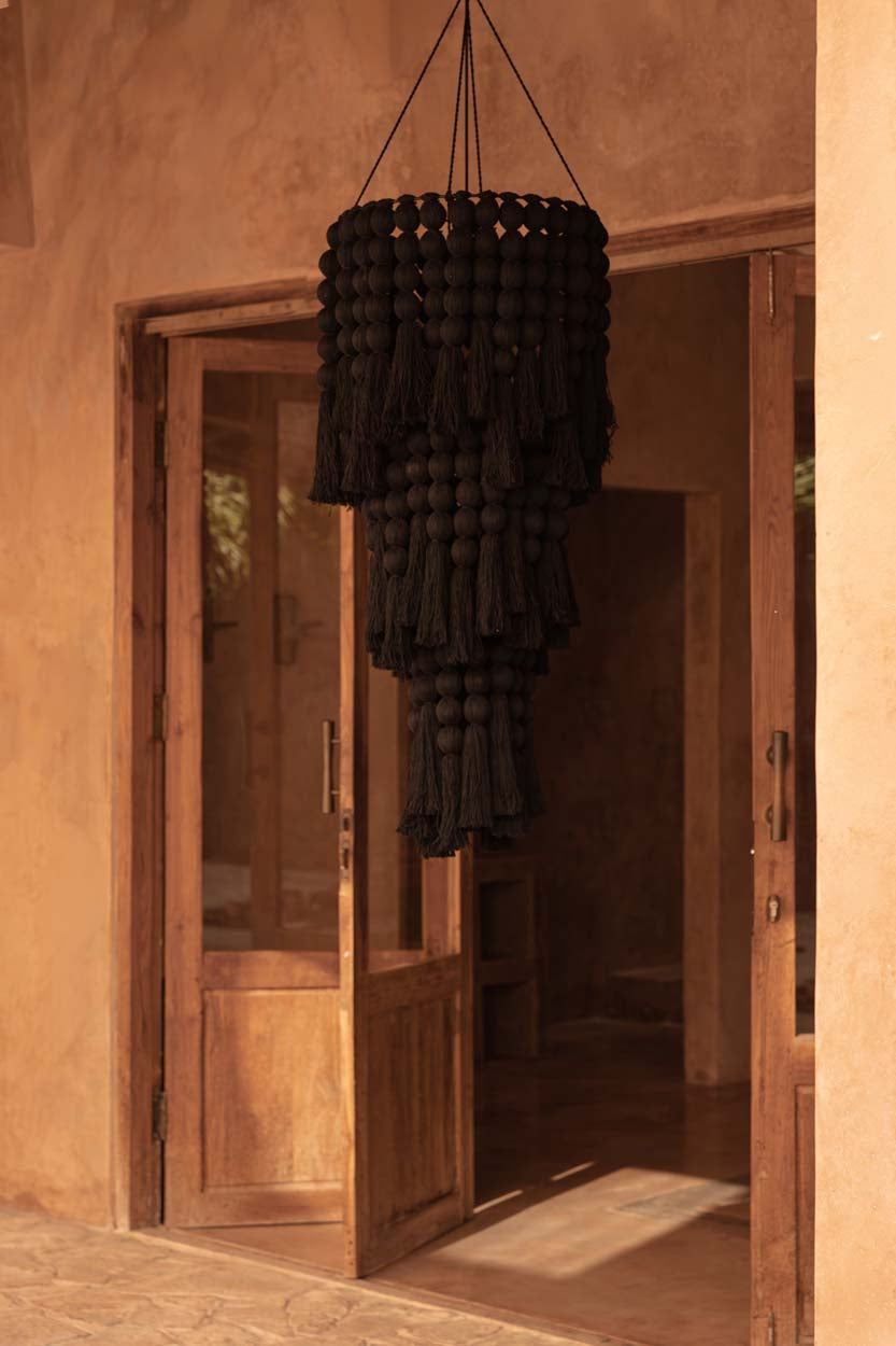 Nomad Bomuldslysekrone - Sort - XL - Nordic Unique