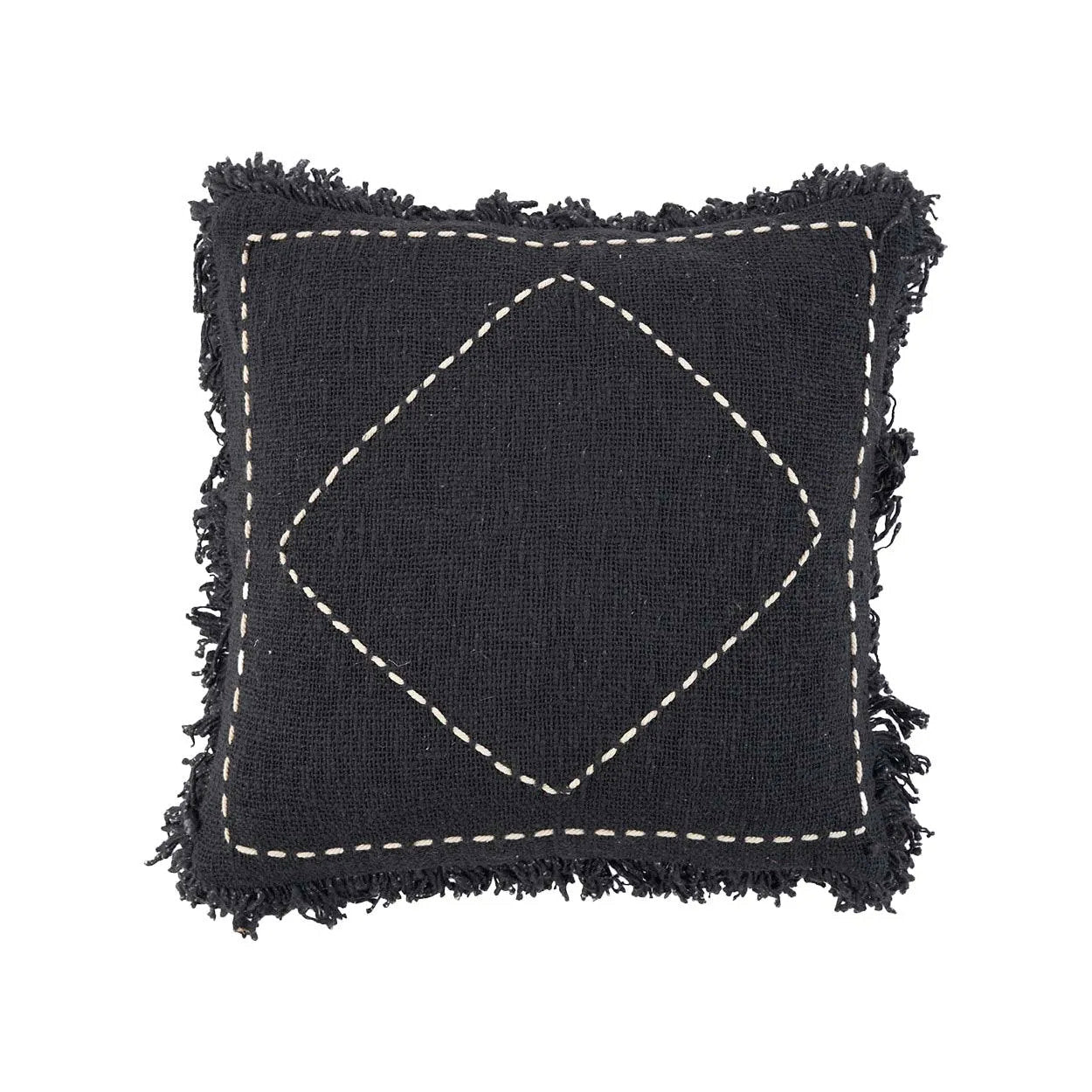 Kasbah Cushion Cover - Black White