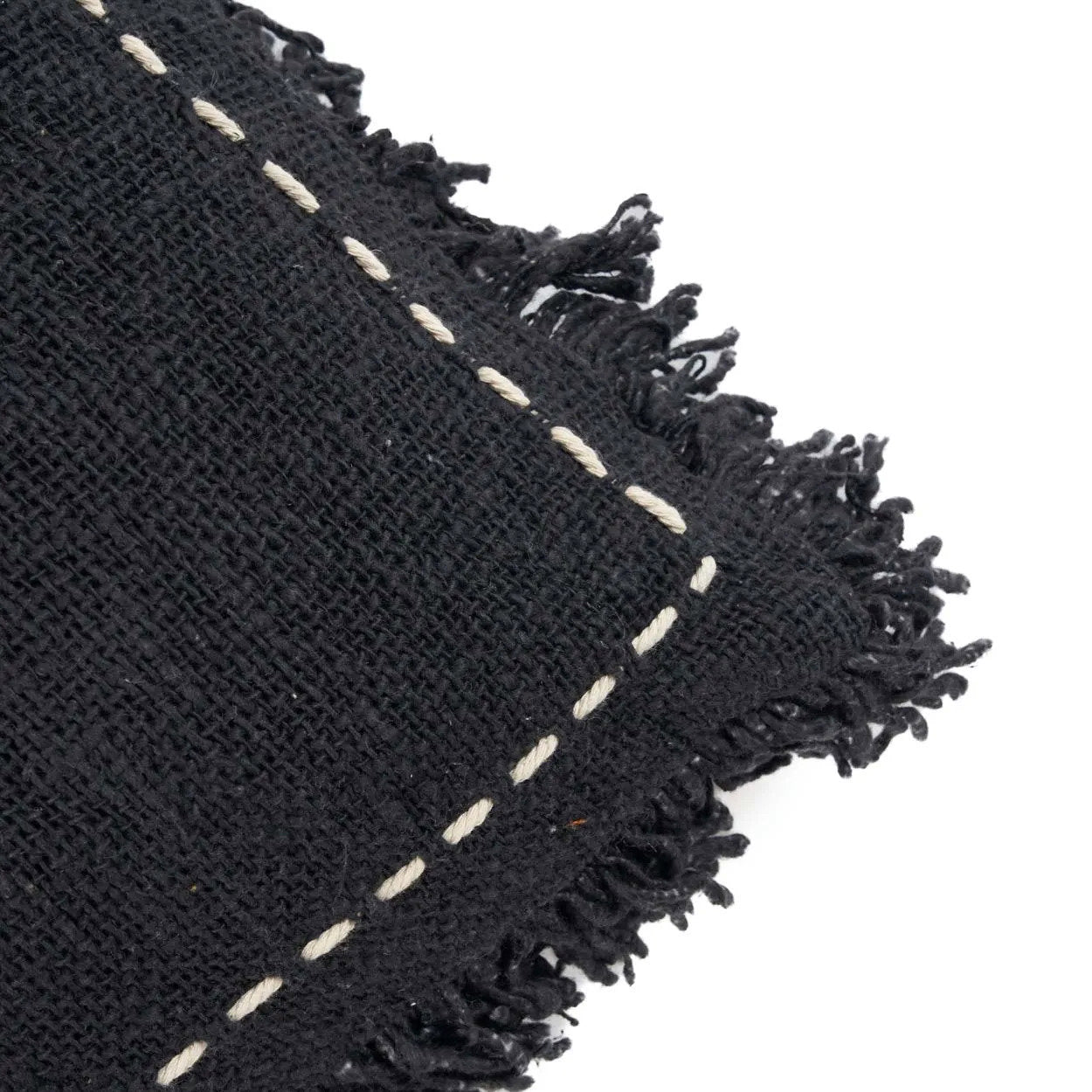 Kasbah Cushion Cover - Black White