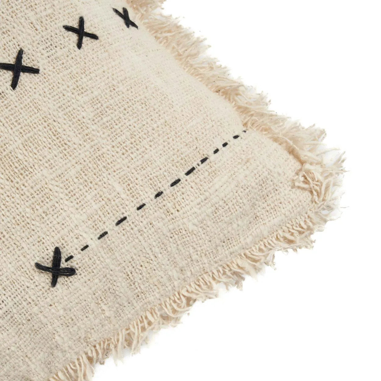 French Kiss Pillowcase - Natural Black