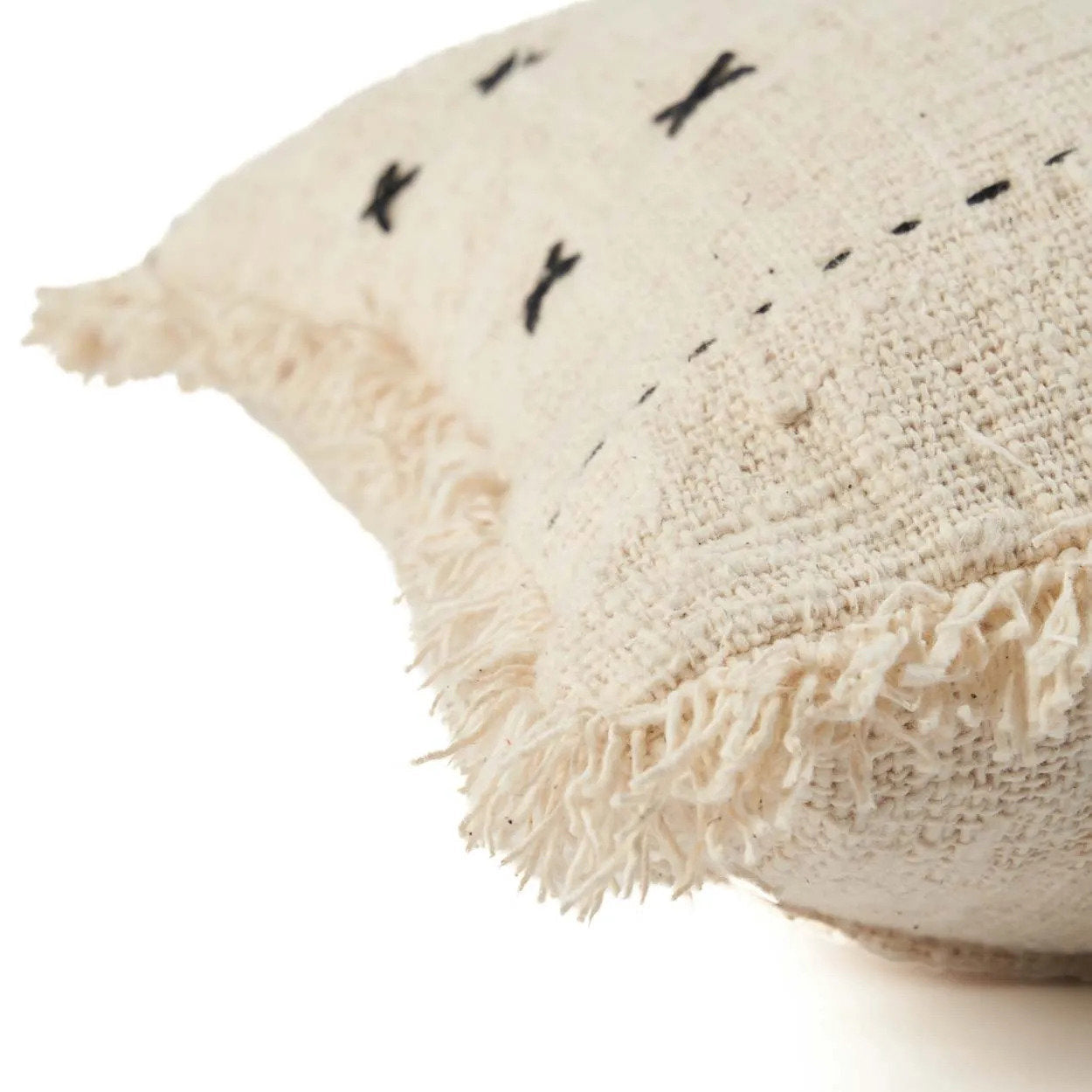 French Kiss Pillowcase - Natural Black