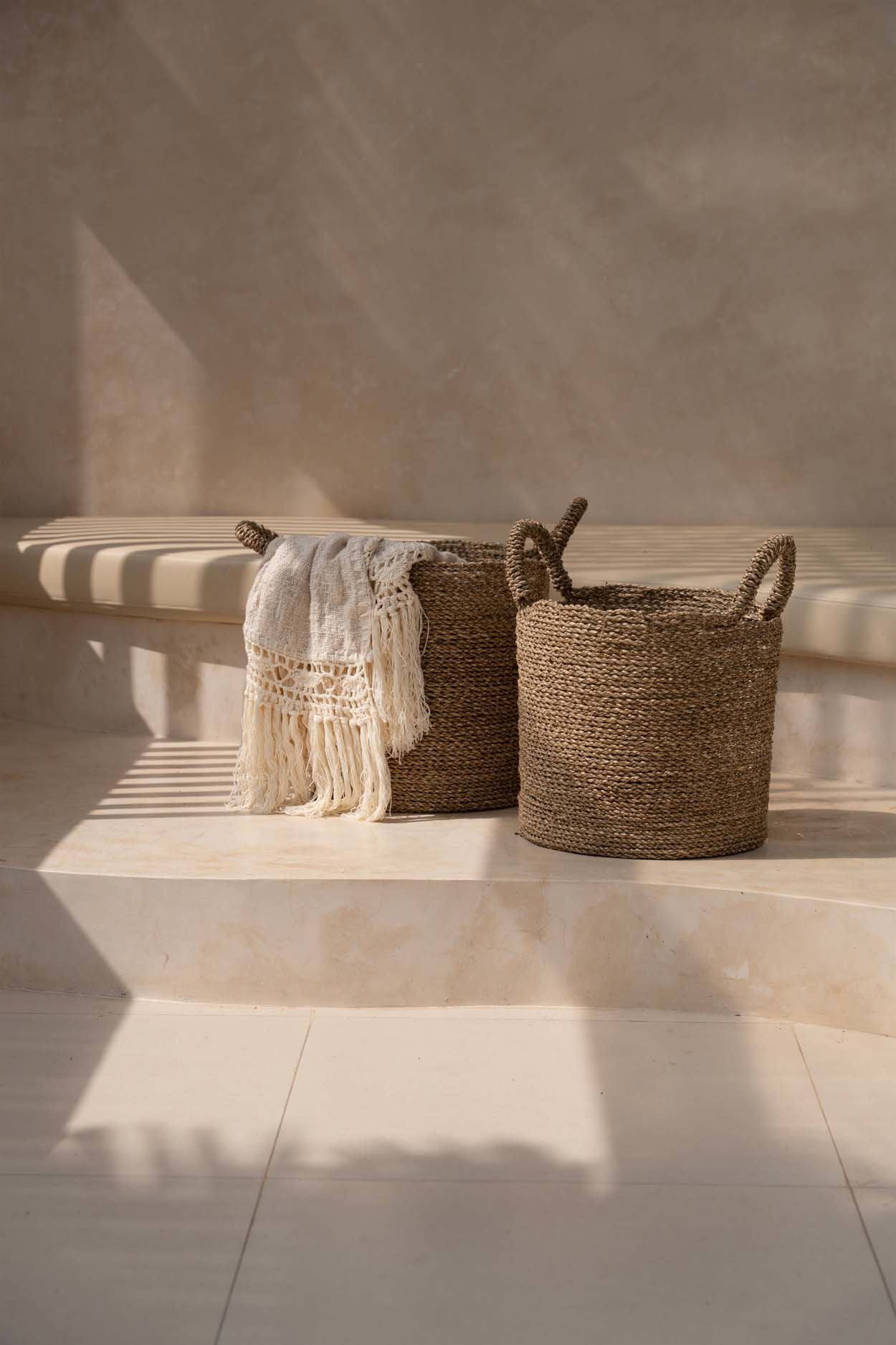 Gypsy Bedspread - Natural 135x270cm