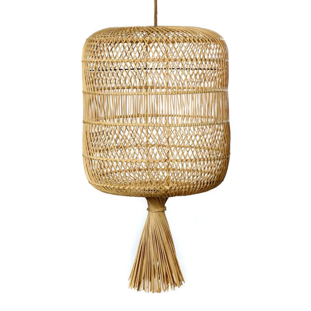 Dumpling Gulvlampe - Lampe Vedhæng - Naturlig - L