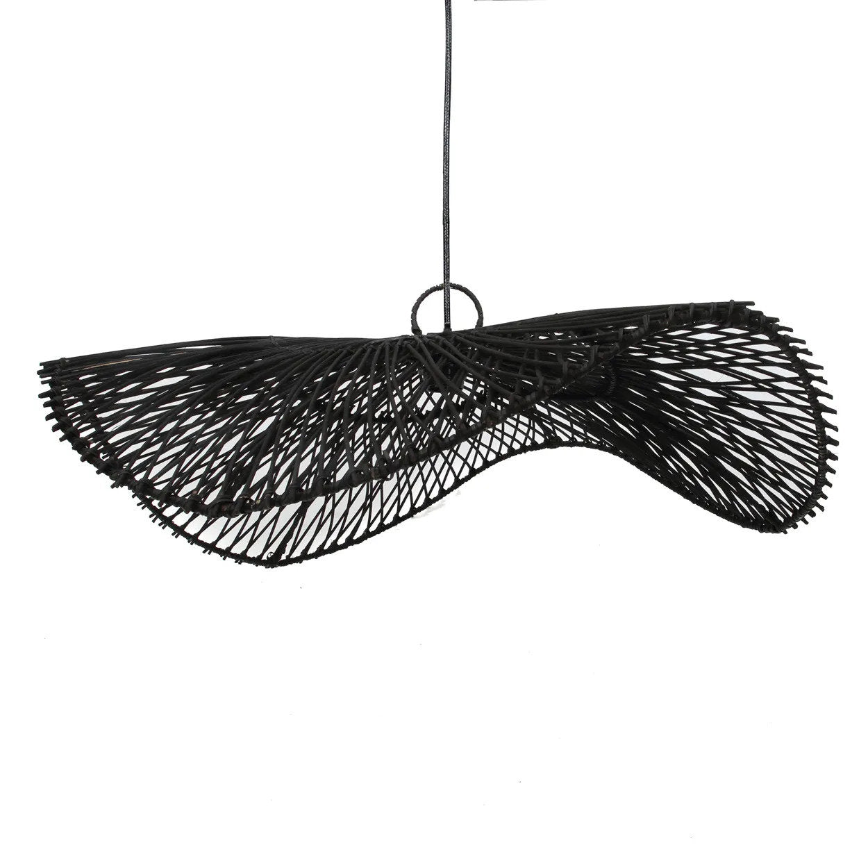 Hatten Lampe Vedhæng - Sort - L